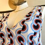 C/MEO COLLECTIVE  Retro Printed Ruffled Trim Sleeveless Dress Size Large NEW Photo 2