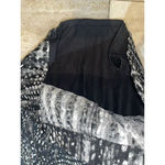 Oiselle Moiselle womens Black White Mesh skirt size‎ 40 US4 black A-line lined Photo 3