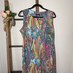 Tommy Hilfiger Women Paisley Print Sleeveless Sheath Dress Size 14 Photo 2