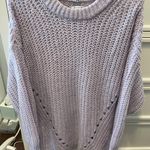 American Eagle Oversized Purple Sweater Photo 0