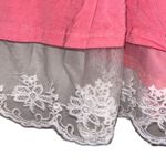 Pink Nightgown Pajamas Dress Lace Detail Women’s Size X Photo 1