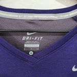 Nike Running Dri Fit Purple Long Sleeve Shirt Wool Blend Size Small Photo 2