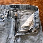 Aeropostale High Rise Distressed Raw Hem Mom Jeans Photo 8