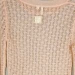 Frenchi Nordstrom Sweater M Peach Pink Blush Pointelle New Size M Photo 12