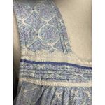 Eileen West Nightgown Blue Ballet Sleeveless Babydoll Lace Trim Cotton Size XL Photo 2