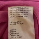 Urban Outfitters  Women's Pink Strapless Sleeveless Asymmetric Bandeau Tube Top M Photo 3