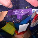 NWT Ralph Lauren Purple Label MAQUIRE Cotton Satin Artist Paint Splatter Skirt 6 Red Photo 7