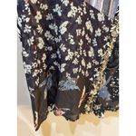 John Mark  Mix Print Patched Button Front Tunic Blouse Top Size 1X Roll Tab Photo 4