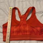 Under Armour  UA HeatGear Alpha Sports Bra Dark Orange Size Medium Photo 6