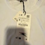 ZARA  White Slim Fit Shirt Size Small Photo 3