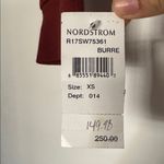 Tibi  NEW Sculpted Sleeve Sweatshirt Dark Red Photo 8