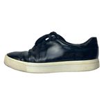 Vince  Bale Black Leather Lace Up Platform Low Top‎ Fashion Sneakers Size 6.5 Photo 1