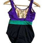 ILGWU Union Made Vintage Swimsuit Women's One Piece New Size 8 Black Photo 6