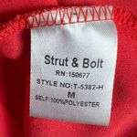 Strut & Bolt  red twist side asymmetrical top size medium Photo 5