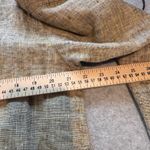 Chico's Minimalist Lagenlook Button Front Shirt Womens 1 M 8 Tan Linen Pockets Photo 12