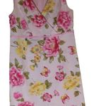 Real Clothes size 8 pink floral sleeveless dress Yellow Photo 2