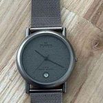 Skagen Swiss Watch Titanium Color Mesh Stainless Bracelet and Unique Dial Photo 3