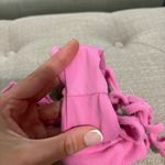 frankie's bikinis Frankie’s Bikinis X Naomi Tia Terry String Bikini Bottom Pink Photo 5