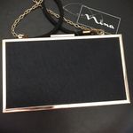 Nina New  Blue & Green Jewels on Gold Evening Bag Photo 2