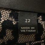 Lane Bryant Wo size 22 Black Cheetah print Lace Dress Tan lining CLEAN EUC Photo 2