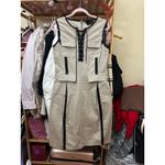 Dolce & Gabbana Lace Cotton Military Tan & Black Fitted Dress Size 44 / Medium Photo 9