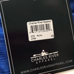 Charles River Apparel 🆕 space dye royal blue v neck short sleeve… Photo 5