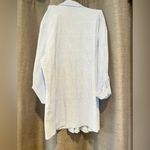 J. McLaughlin  light blue button down top spandex Photo 9