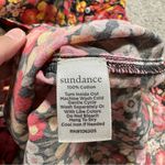 Sundance  Women’s Floral Button Down Shirt Longsleeve Lightweight Multicolor L Photo 10