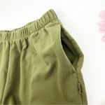 American Giant Joggers Sweatpants French Terry Cotton Olive Avocado Green Size L Photo 2