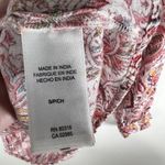 Lucky Brand ‎ Boho Peasant Top Size S Paisley Tassel Hippie Beach Vacation Boho Photo 4