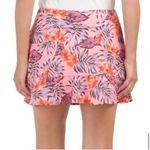 Tommy Bahama Golf Tennis Skort Women's Pink Tropical Print UPF50 Stretch Size L Photo 1