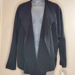 Halo Women Black Blazer Floral Lace Jacket Medium Photo 0