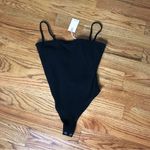 Good American  Ribbed Bodysuit Black NWT Photo 2