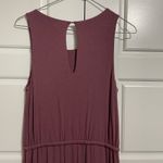 Athleta Burgundy Sleeveless Maxi Dress Casual With Tie Belt Size Medium Photo 9