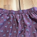 Xhilaration Dog Print Skirt – Size M – Purple Dalmatian Pattern Photo 2