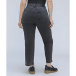 Everlane NWT Sz 28 The Curvy Way High Straight Jean Washed Black Organic Cotton Photo 10