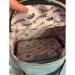 Juicy Couture  Backpack Mini Blue Velvet Crown‎ Rhinestone Embellished NWT Photo 3