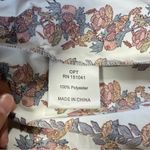 o.p.t Women’s Daphne Square Neck Smocked Maxi Dress Tiered Multicolor Floral M White Size M Photo 13