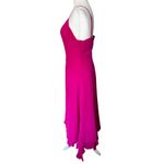 Amanda Uprichard  Clemenza Dress in Hot Pink Large New Womens Maxi Gown Photo 5