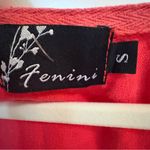 Red Sleeveless Dress with Polka Dot Detail Sleeveless Photo 6