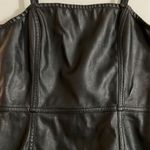 Divided H&M  Women's Black Faux Leather Bodycon Mini Dress Size 6 Photo 1