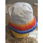 SURFSIDE Blue/Sunset Stripe Reversible Bucket Sun Hat Unisex Adult One Size Photo 7