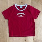 Gymshark  Baby Tee Short Sleeve Crew NeckTeam GS Size XS Red Photo 0