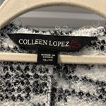 Colleen Lopez Fuzzy Knit Belted Poncho Size XL / 1X NWOT Black Photo 2