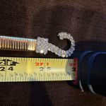 Jonathan Logan Blue Turtle Neck Maxi Dress Comes With Gold Belt.Zip In Back Sz S Photo 14