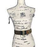 BCBGMAXAZRIA black gold sequin stretch belt Photo 2