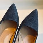Banana Republic  Navy Textured Pebble Leather Heels Size 9.5 Photo 3