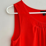 Talbots  100% Silk Orange Tank Top, Flowy Top, Business Casual, Size 2 Photo 3