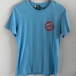 Santa Cruz Skateboards Graphic Tee Blue Medium Photo 0