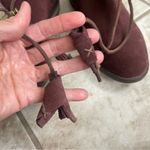 Sorel Farah Farrah Booties Short Ankle Boots Burgundy Suede Sz 6 comfort Photo 9